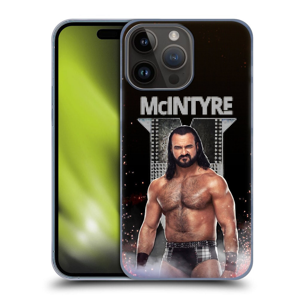 WWE ダブルダブルイー - Drew McIntyre LED Image ハード case / Apple iPhoneケース 【公式 / オフィシャル】