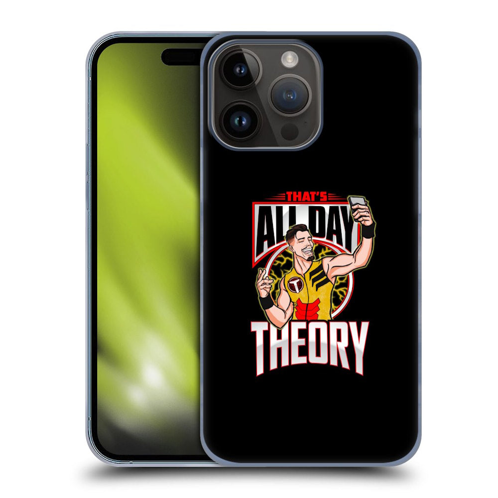 WWE ダブルダブルイー - Austin Theory All Day Theory ハード case / Apple iPhoneケース 【公式 / オフィシャル】