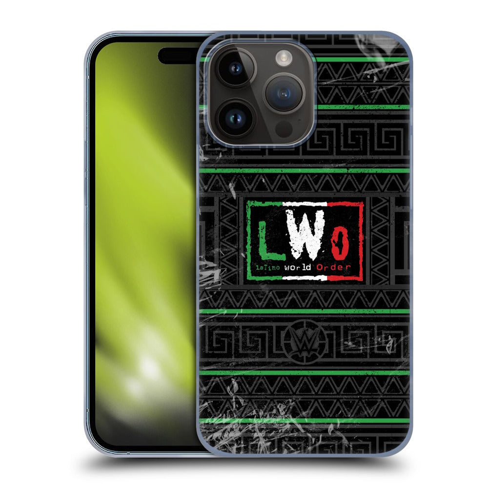 WWE ダブルダブルイー - Latino World Order LWO Pattern ハード case / Apple iPhoneケース 【公式 / オフィシャル】