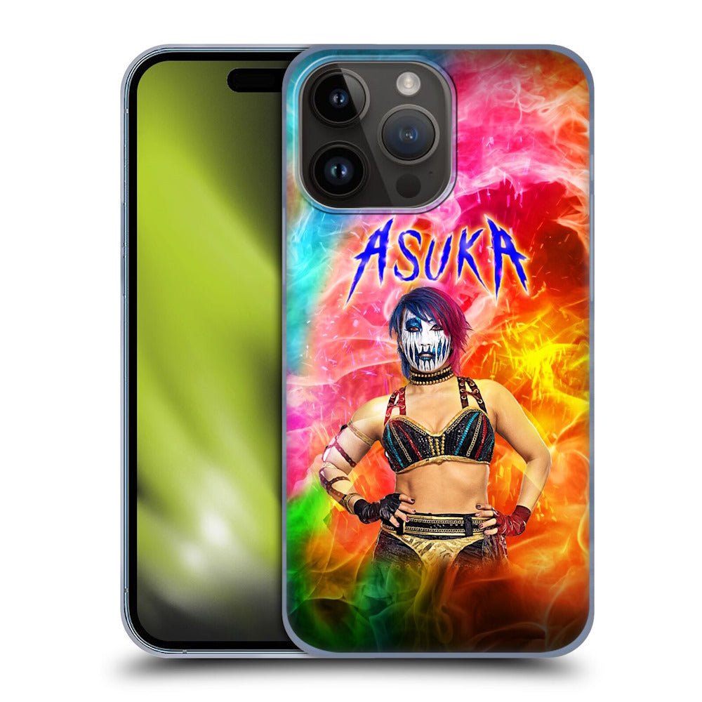 WWE ダブルダブルイー - Asuka Colourful Portrait ハード case / Apple iPhoneケース 【公式 / オフィシャル】