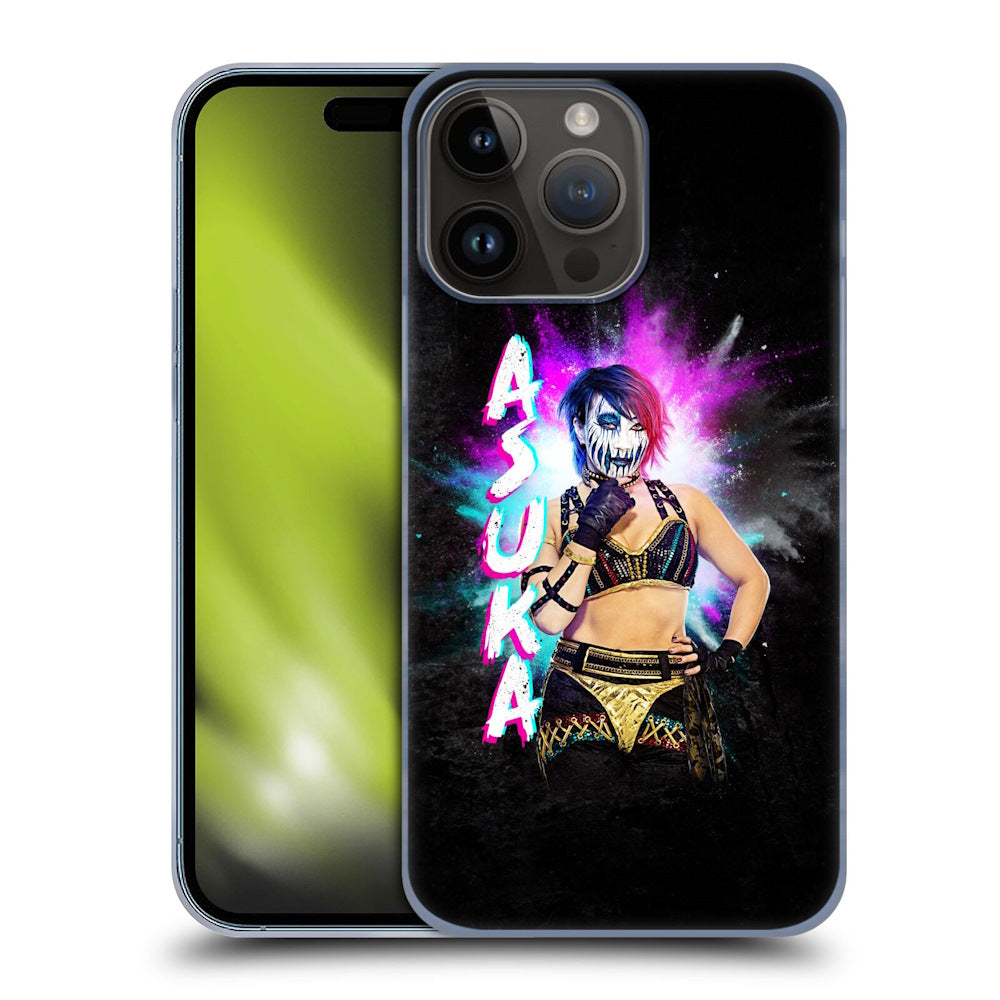 WWE ダブルダブルイー - Asuka Black Portrait ハード case / Apple iPhoneケース 【公式 / オフィシャル】