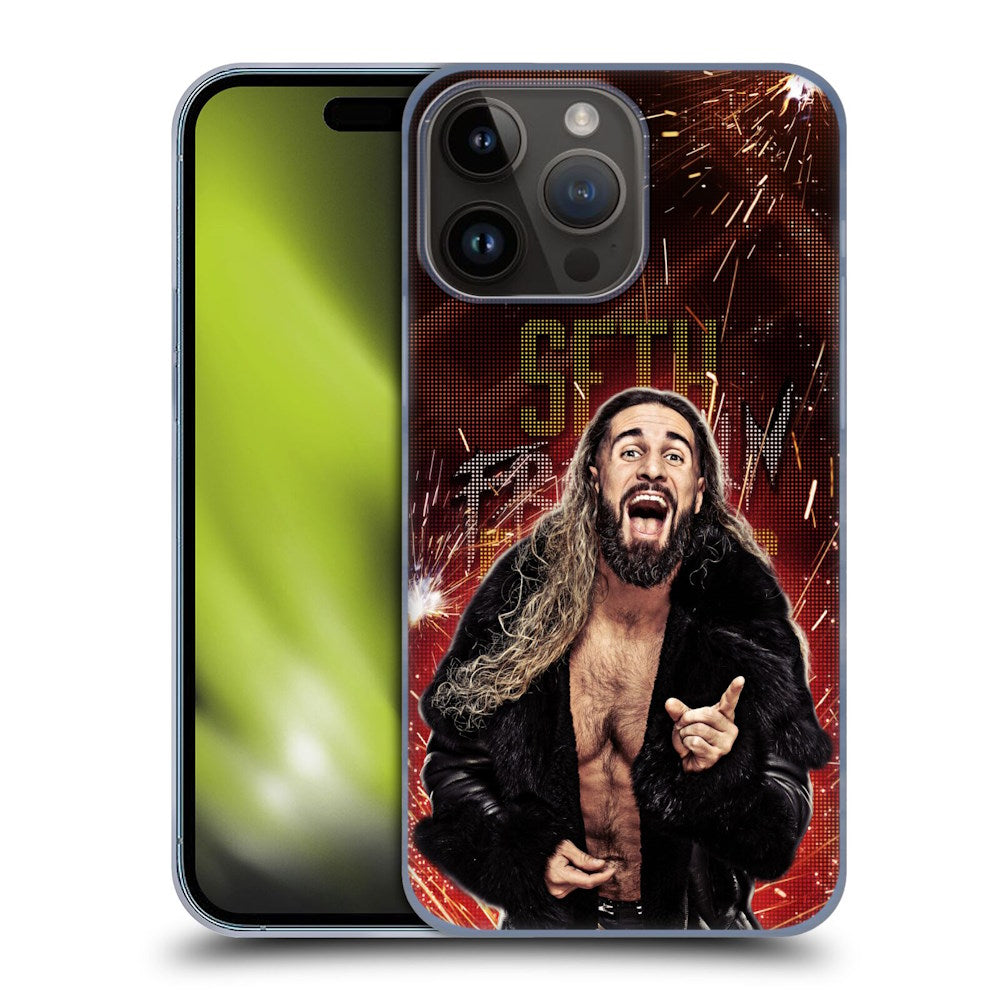 WWE ダブルダブルイー - Seth Rollins LED ハード case / Apple iPhoneケース 【公式 / オフィシャル】