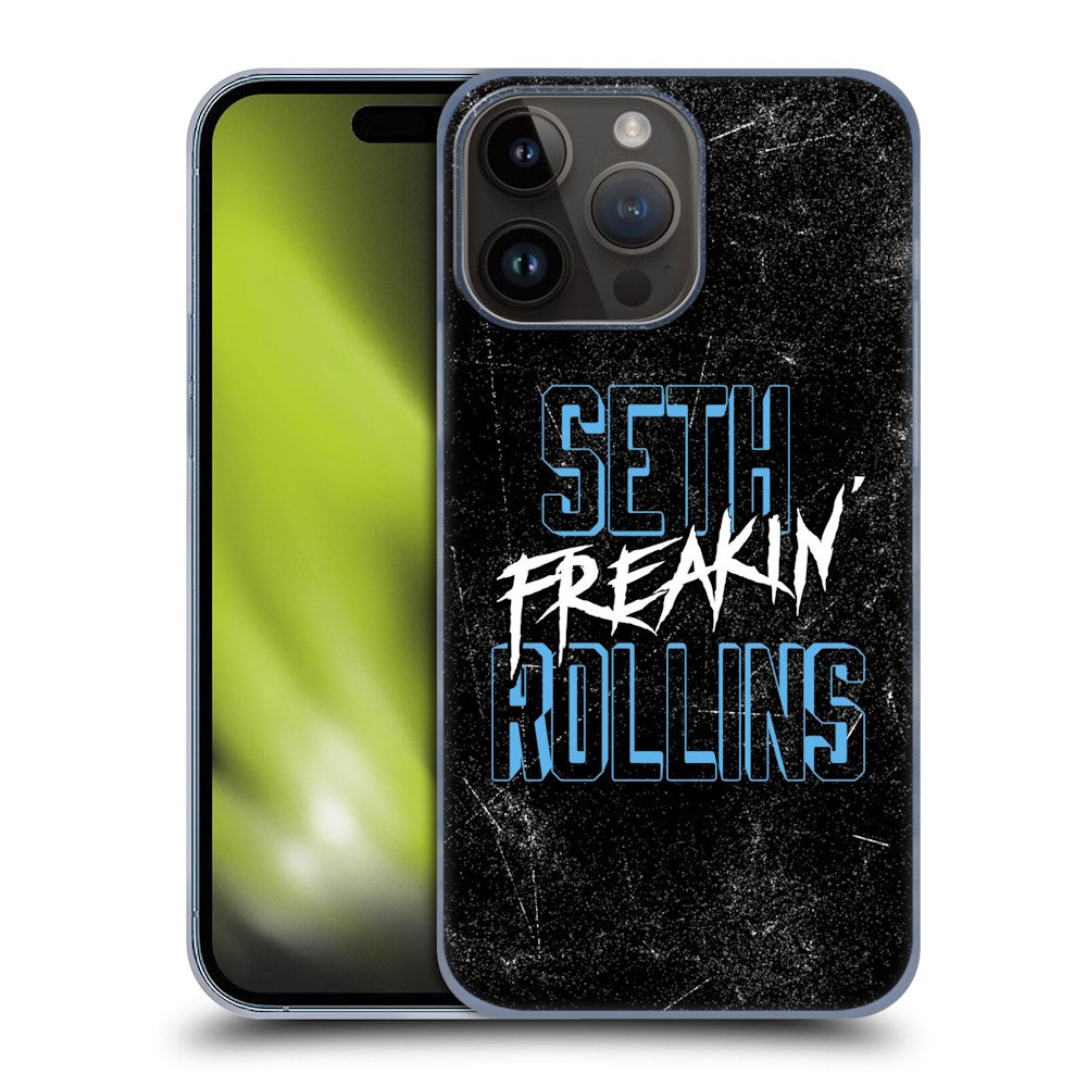 WWE ダブルダブルイー - Seth Rollins Logotype ハード case / Apple iPhoneケース 【公式 / オフィシャル】