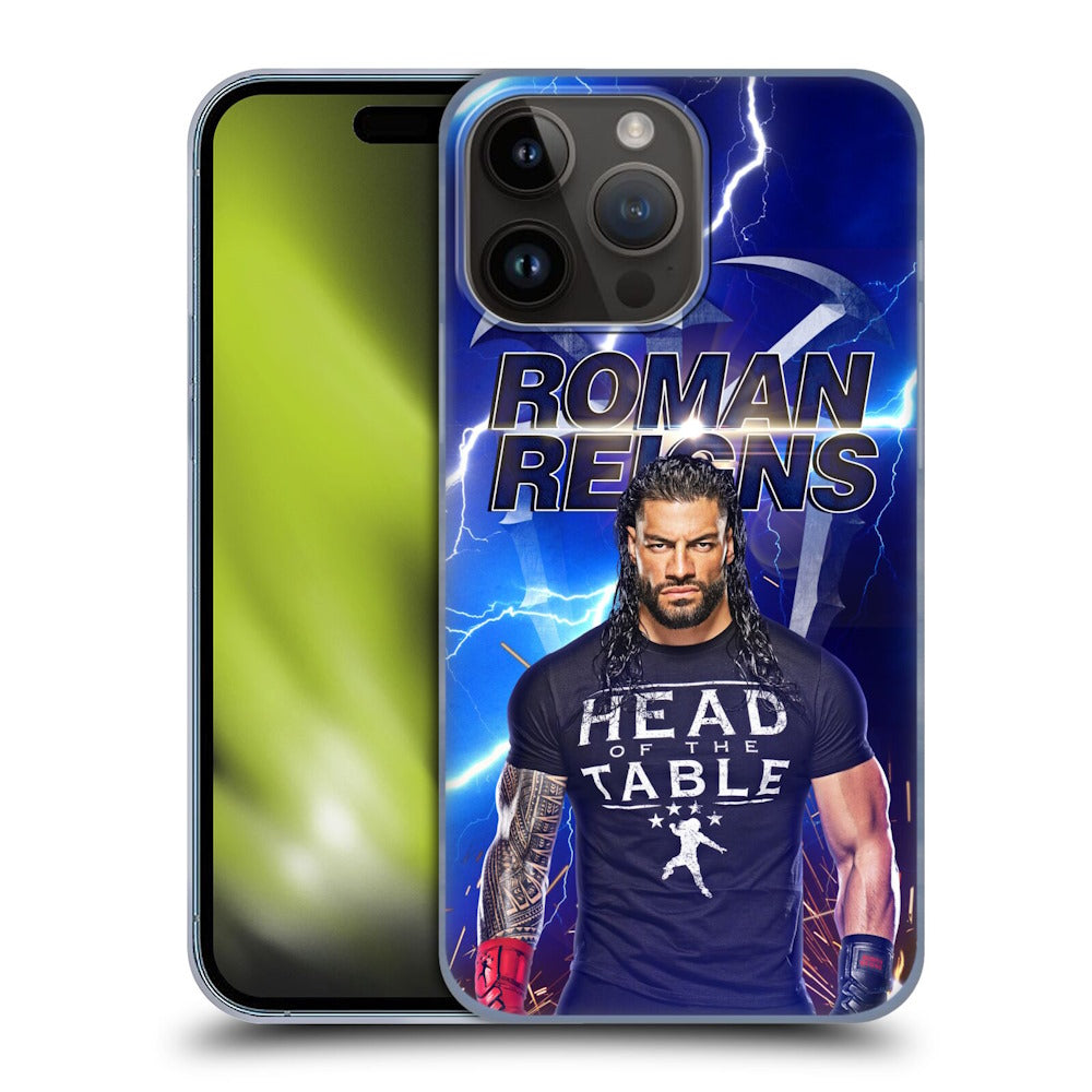 WWE ダブルダブルイー - Roman Reigns Lightning ハード case / Apple iPhoneケース 【公式 / オフィシャル】