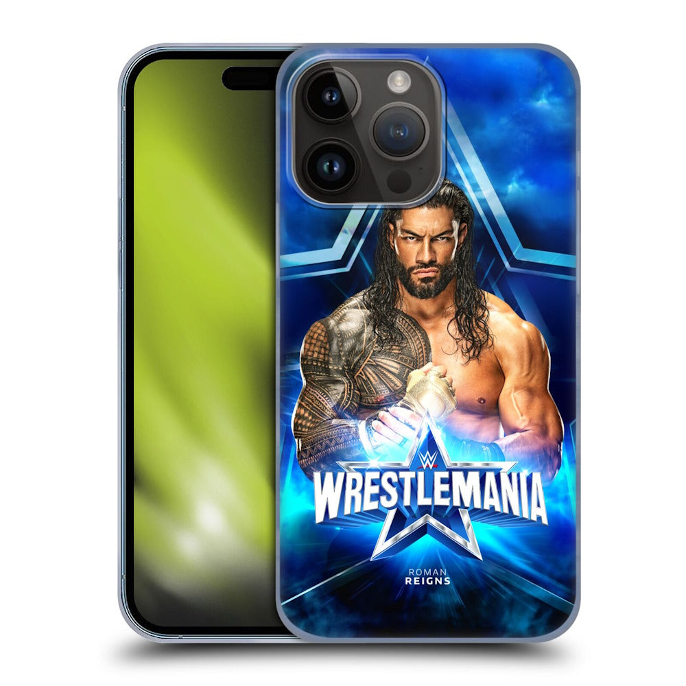 WWE ダブルダブルイー - Wrestlemania 38 Superstars Roman Reigns ハード case / Apple iPhoneケース 【公式 / オフィシャル】