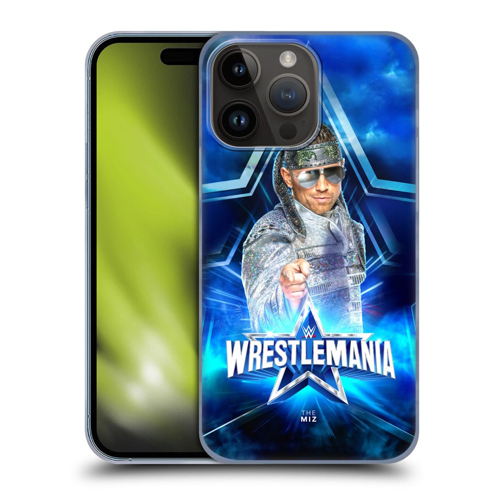 WWE ダブルダブルイー - Wrestlemania 38 Superstars The Miz ハード case / Apple iPhoneケース 【公式 / オフィシャル】