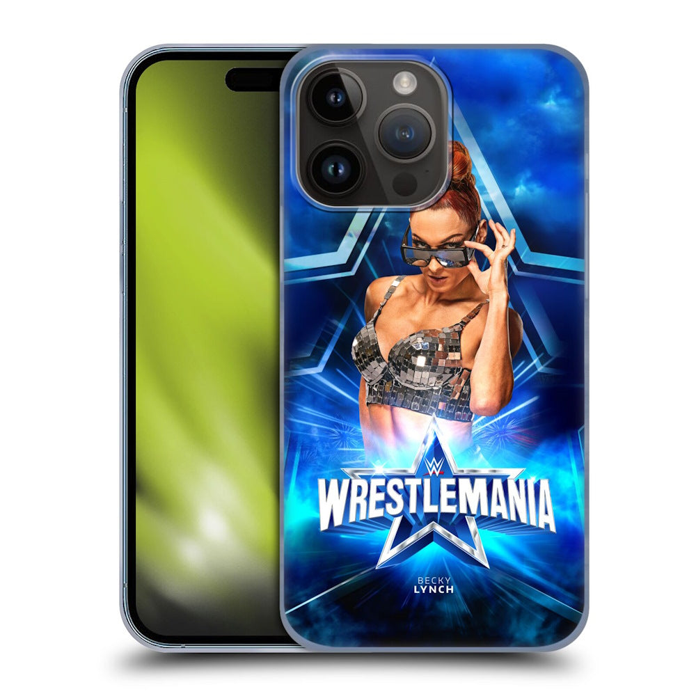 WWE ダブルダブルイー - Wrestlemania 38 Superstars Becky Lynch ハード case / Apple iPhoneケース 【公式 / オフィシャル】