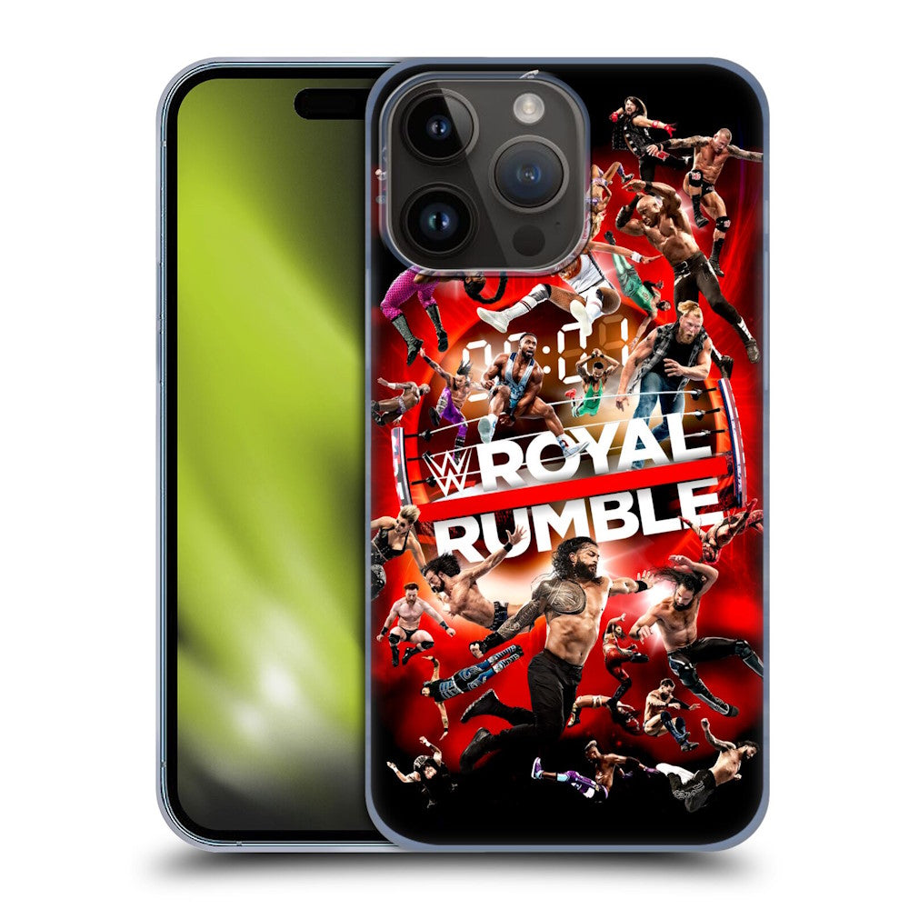 WWE ダブルダブルイー - 2022 Royal Rumble Key Art ハード case / Apple iPhoneケース 【公式 / オフィシャル】