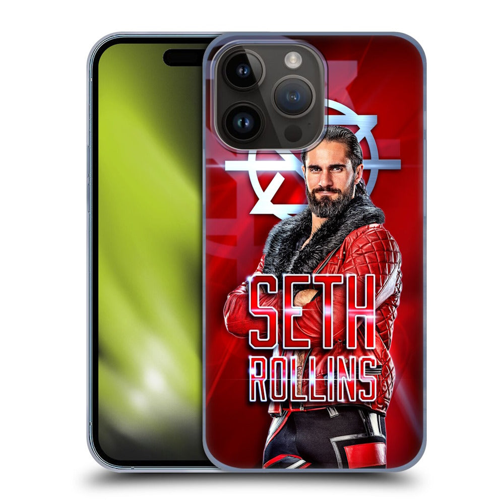 WWE ダブルダブルイー - Seth Rollins ハード case / Apple iPhoneケース 【公式 / オフィシャル】