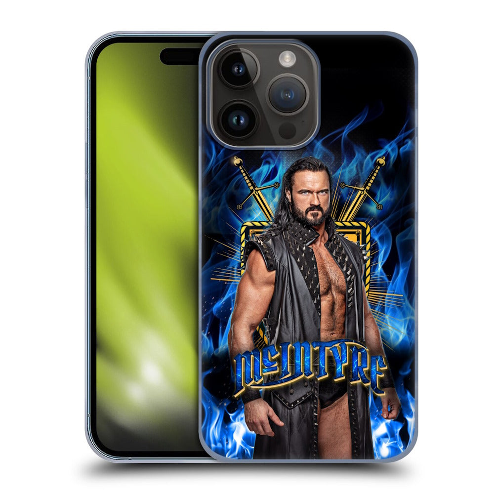 WWE ダブルダブルイー - D. McIntyre Drew McIntyre ハード case / Apple iPhoneケース 【公式 / オフィシャル】