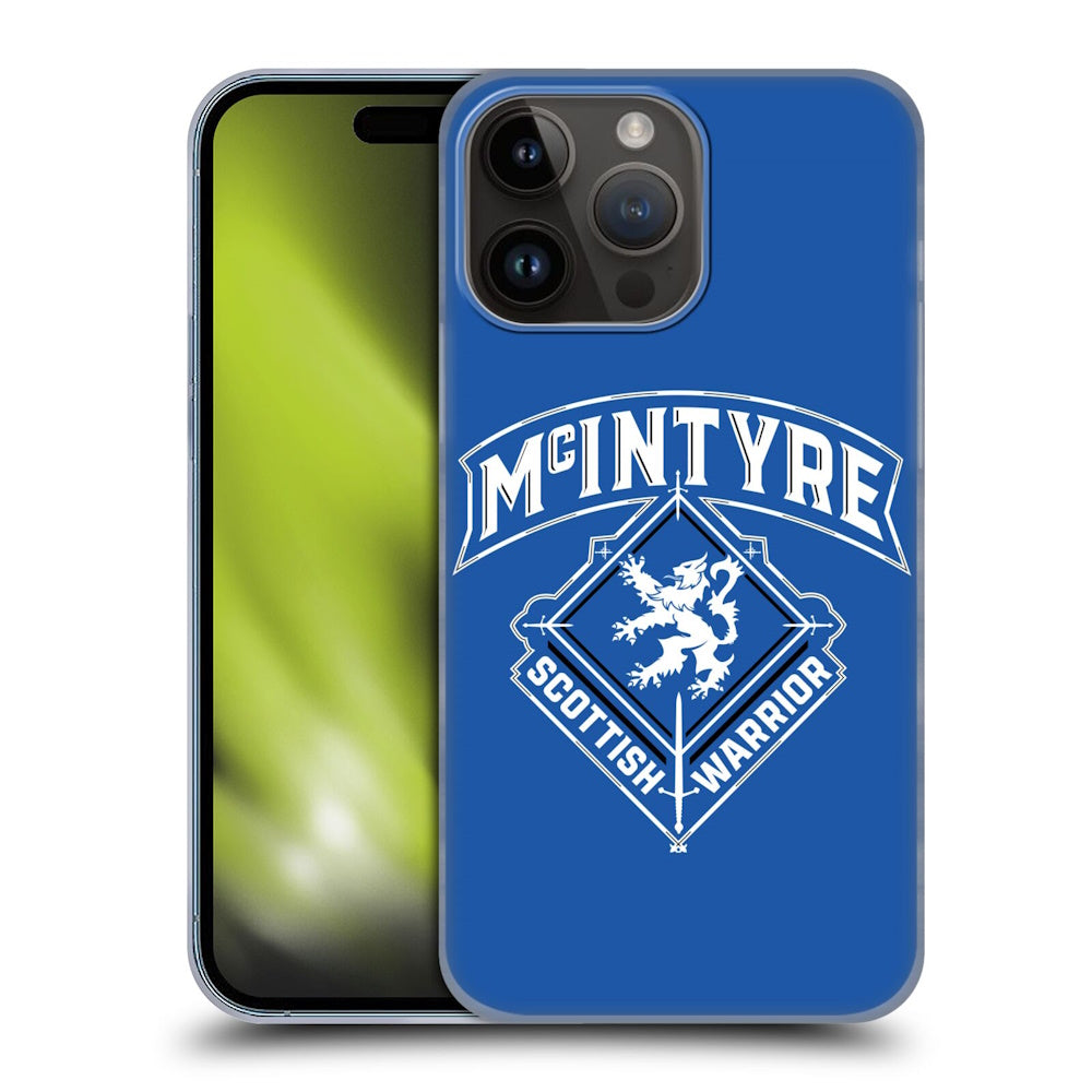 WWE ダブルダブルイー - D. McIntyre Drew McIntyre Scottish Warrior ハード case / Apple iPhoneケース 【公式 / オフィシャル】