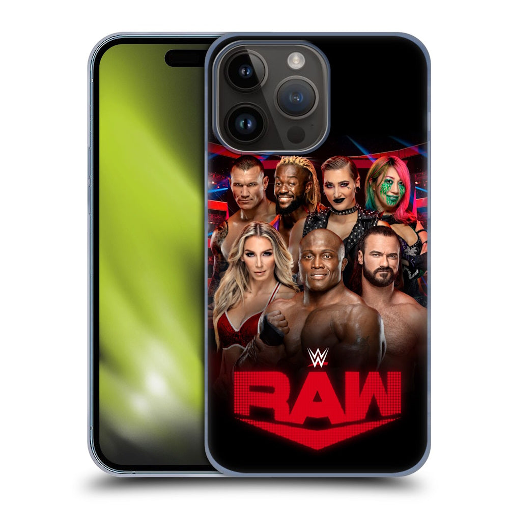 WWE ダブルダブルイー - Pay-Per-View Superstars Raw ハード case / Apple iPhoneケース 【公式 / オフィシャル】