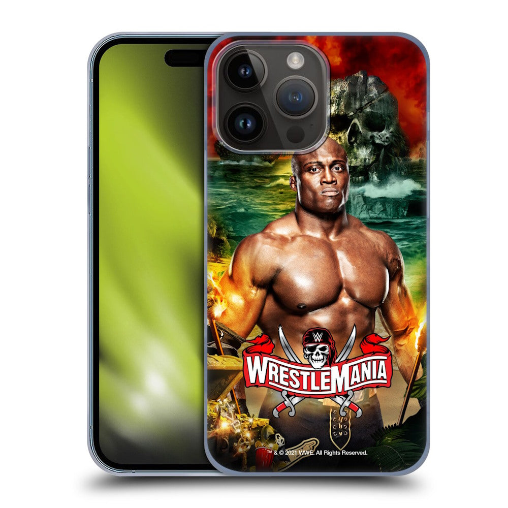 WWE ダブルダブルイー - Wrestlemania 37 Superstars Bobby Lashley ハード case / Apple iPhoneケース 【公式 / オフィシャル】