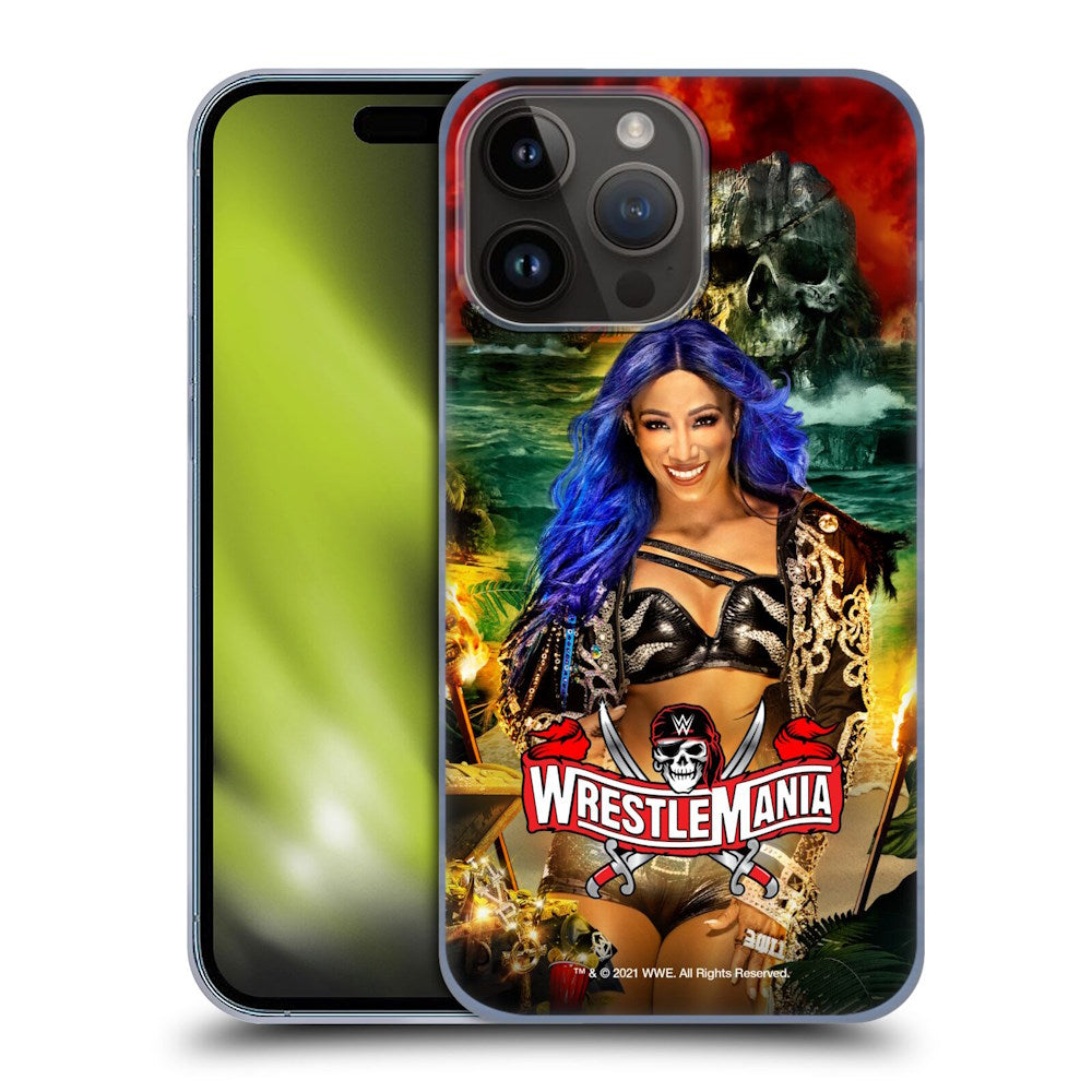 WWE -Wrestlemania 37 Superstars Sasha Banks ハード case / Apple iPhoneケース 【公式 / オフィシャル】