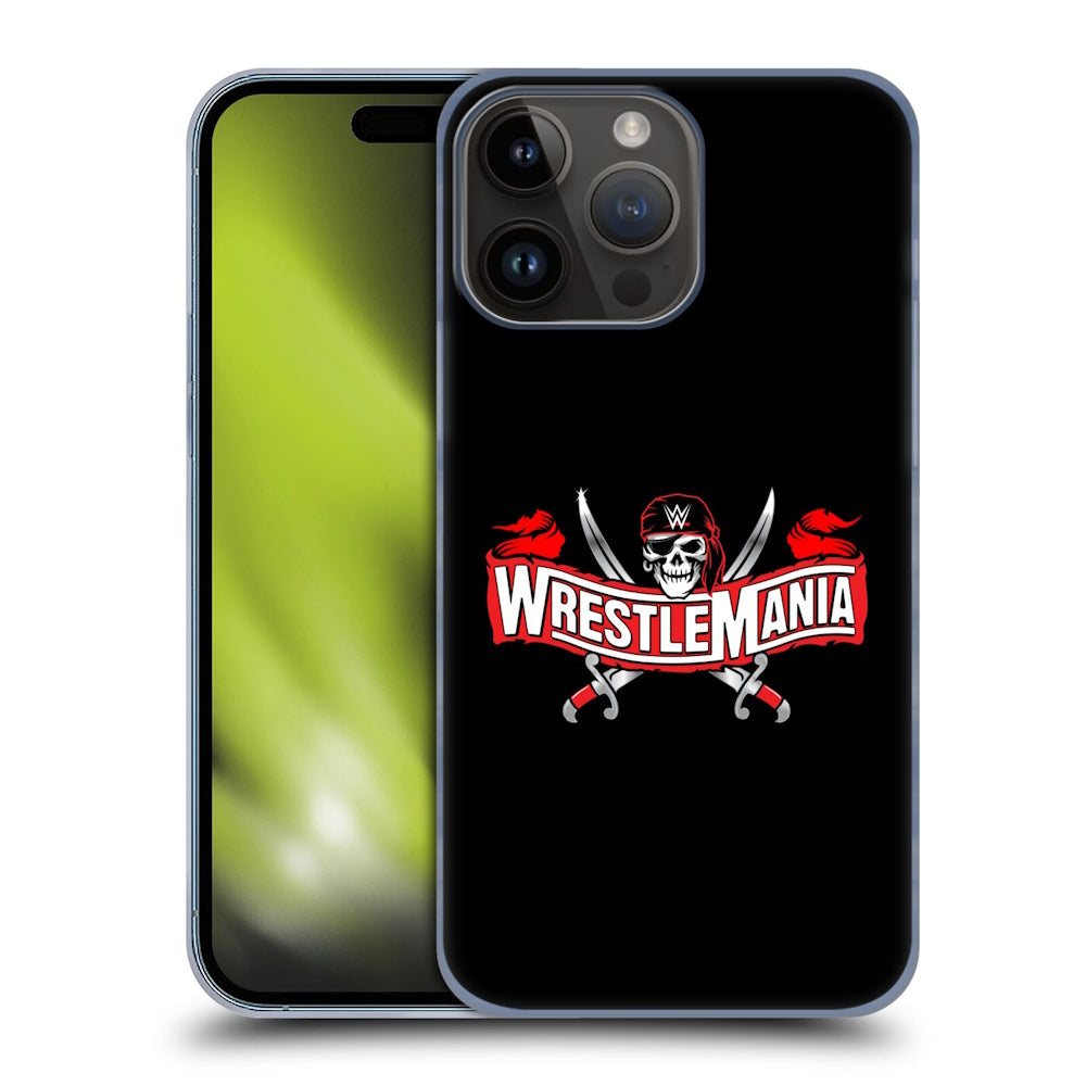 WWE ダブルダブルイー - Wrestlemania 37 Logos Icon ハード case / Apple iPhoneケース 【公式 / オフィシャル】