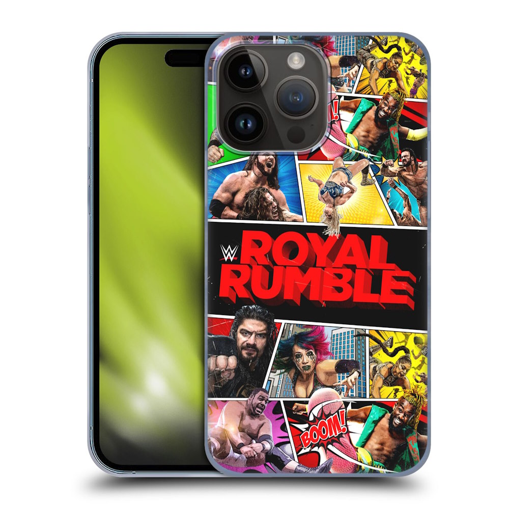 WWE ダブルダブルイー - 2021 Royal Rumble Poster ハード case / Apple iPhoneケース 【公式 / オフィシャル】