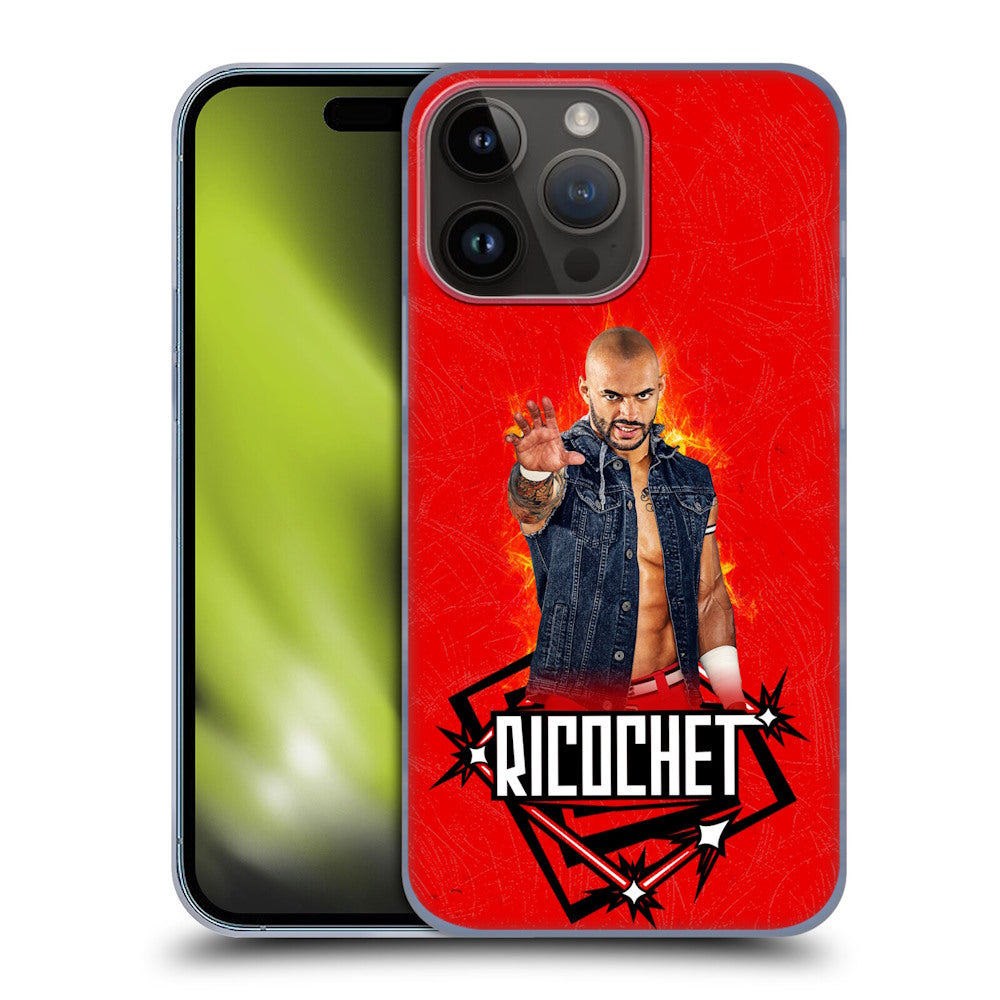 WWE ダブルダブルイー - Ricochet Superheroes R Real ハード case / Apple iPhoneケース 【公式 / オフィシャル】