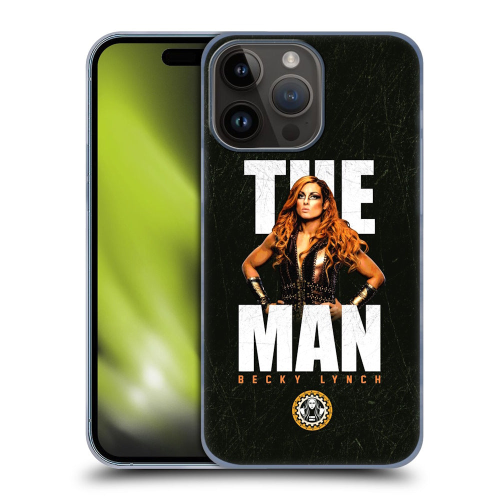 WWE ダブルダブルイー - Becky Lynch The Man Image ハード case / Apple iPhoneケース 【公式 / オフィシャル】