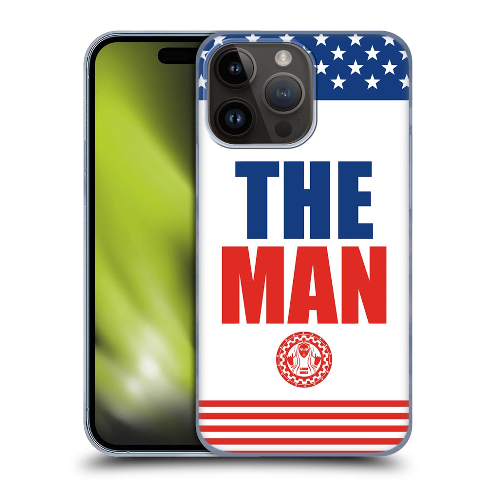 WWE ダブルダブルイー - Becky Lynch The Man US Flag ハード case / Apple iPhoneケース 【公式 / オフィシャル】