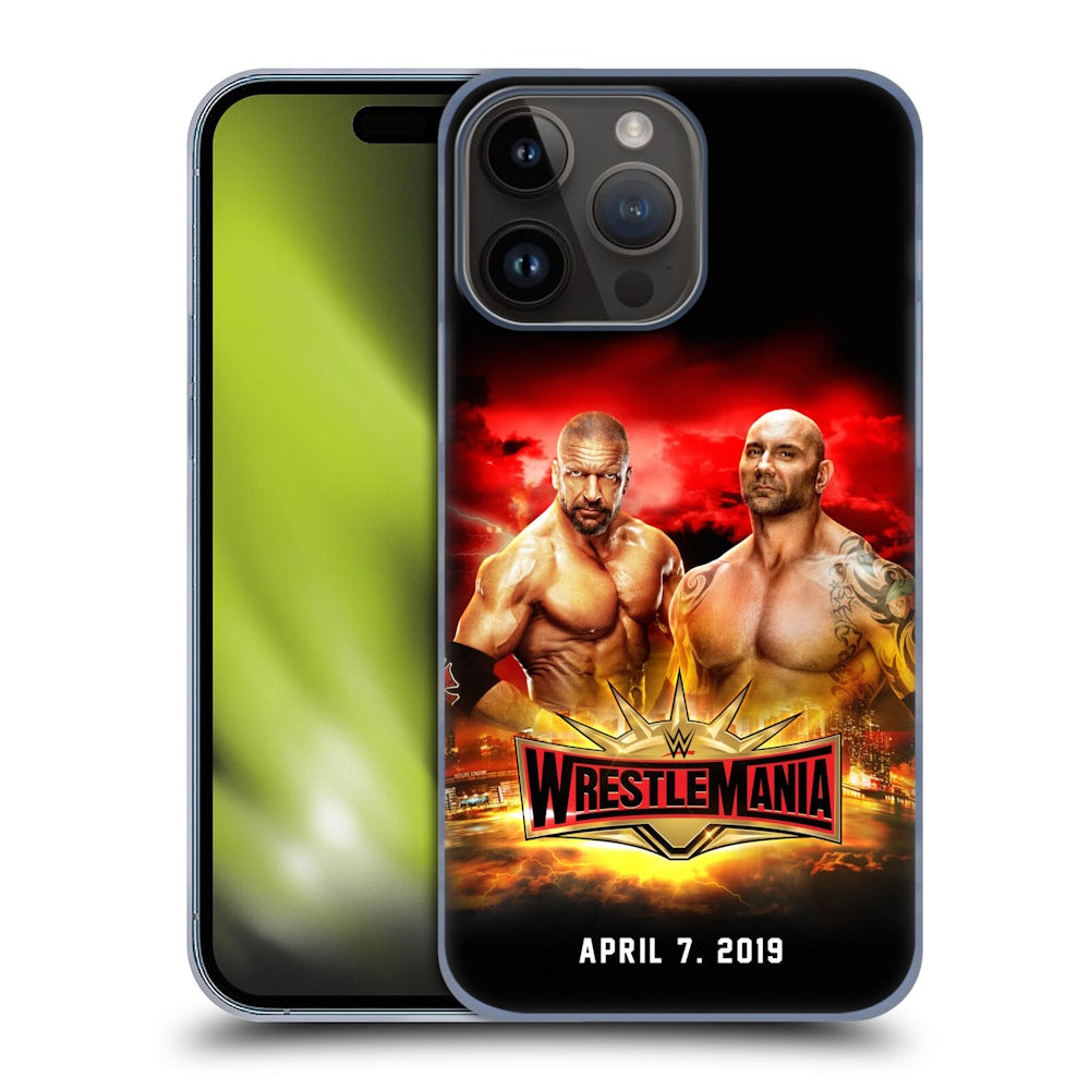 WWE ダブルダブルイー - Wrestlemania 35 Triple H & Batista ハード case / Apple iPhoneケース 【公式 / オフィシャル】