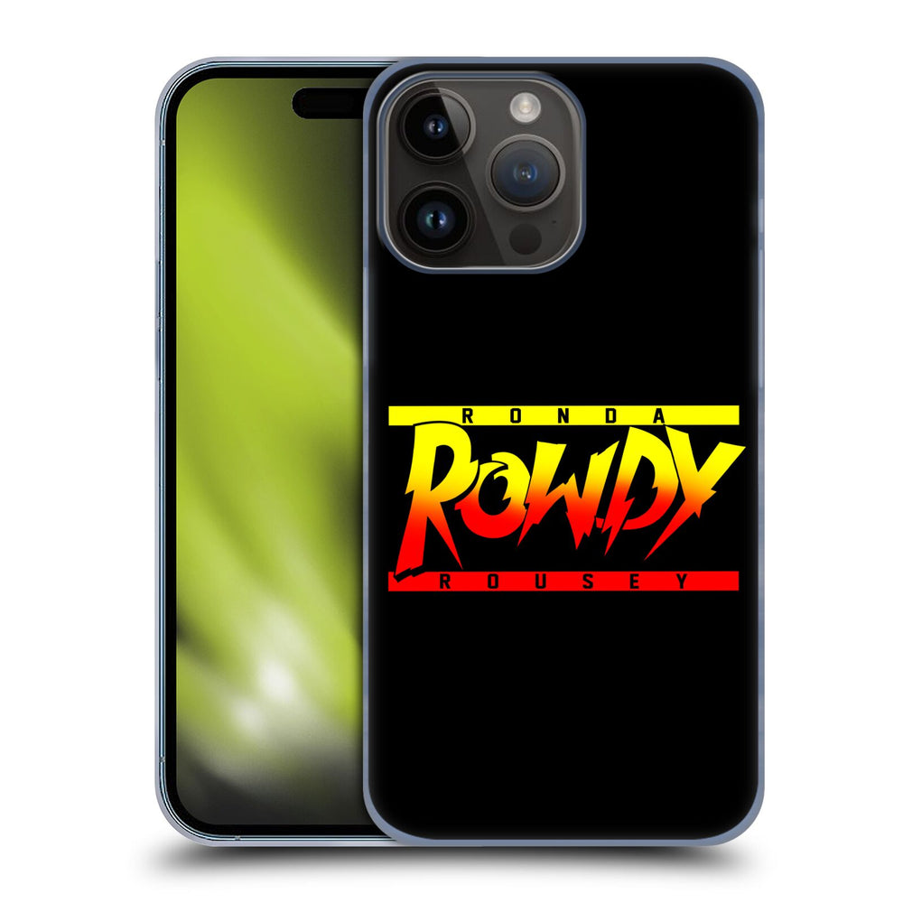 WWE ダブルダブルイー - Superstars 9 Ronda Rousey Rowdy ハード case / Apple iPhoneケース 【公式 / オフィシャル】