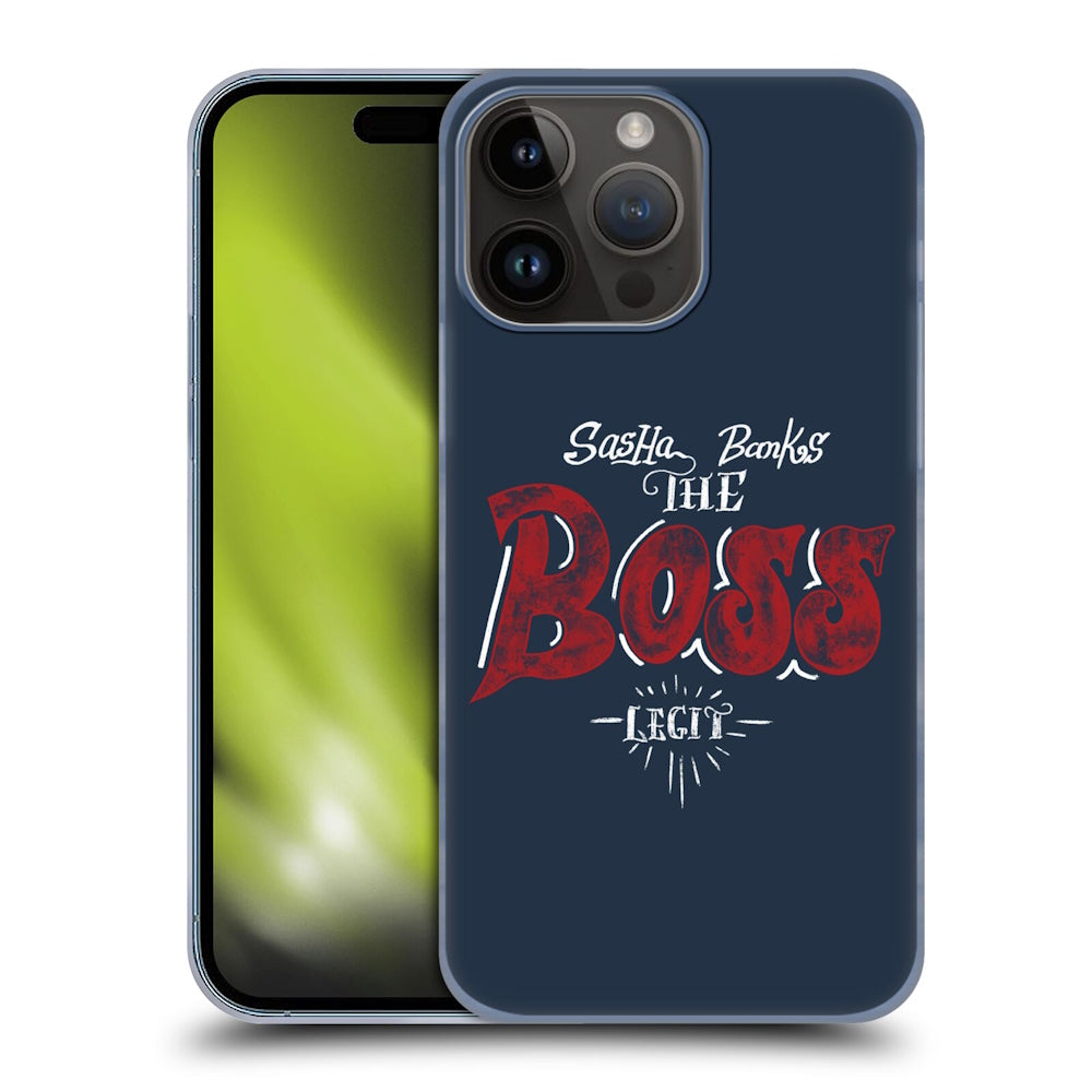 WWE ダブルダブルイー - Superstars 9 Sasha Banks The Boss ハード case / Apple iPhoneケース 【公式 / オフィシャル】