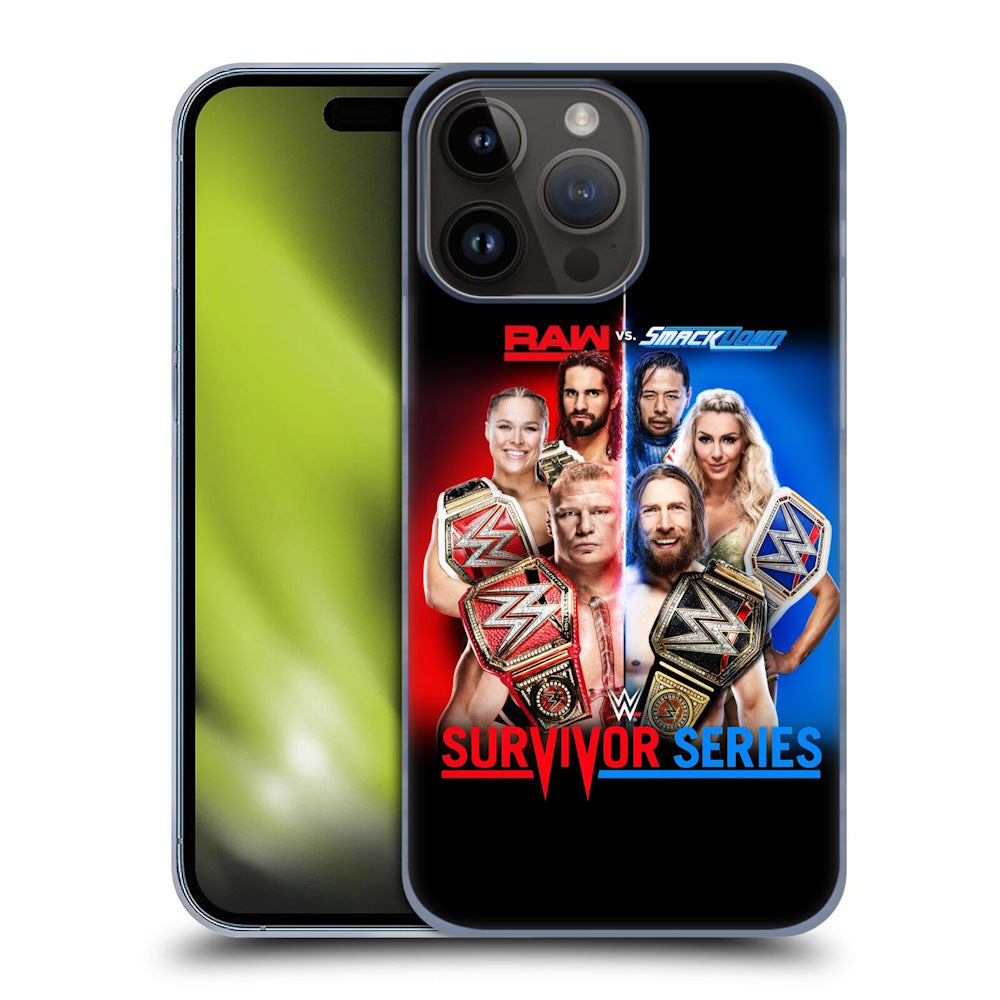 WWE ダブルダブルイー - 2018 Survivor Series Raw Versus Smackdown ハード case / Apple iPhoneケース 【公式 / オフィシャル】