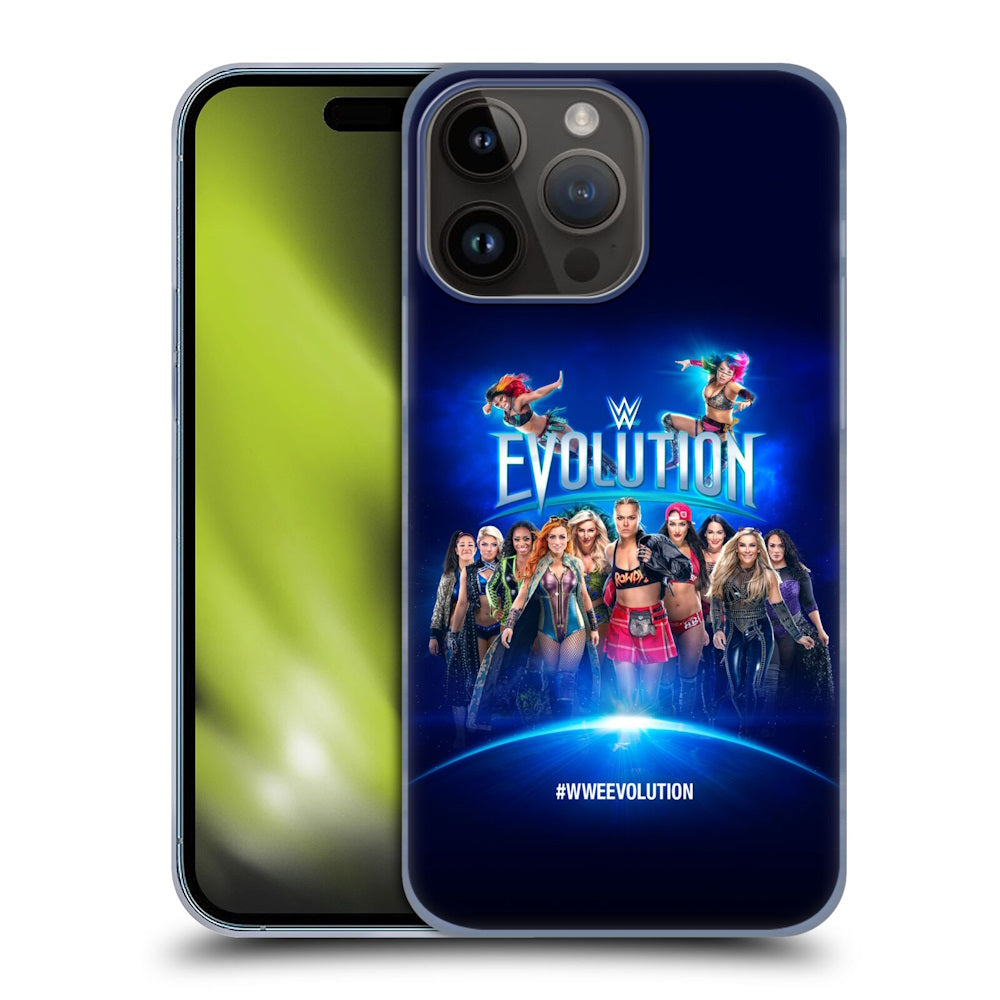 WWE ダブルダブルイー - 2018 Evolution Women Group Poster ハード case / Apple iPhoneケース 【公式 / オフィシャル】