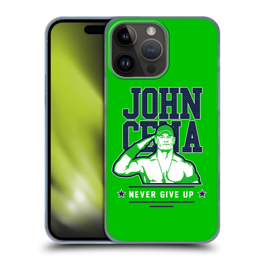 WWE ダブルダブルイー - Superstars 8 John Cena Never Give Up 2 ハード case / Apple iPhoneケース 【公式 / オフィシャル】