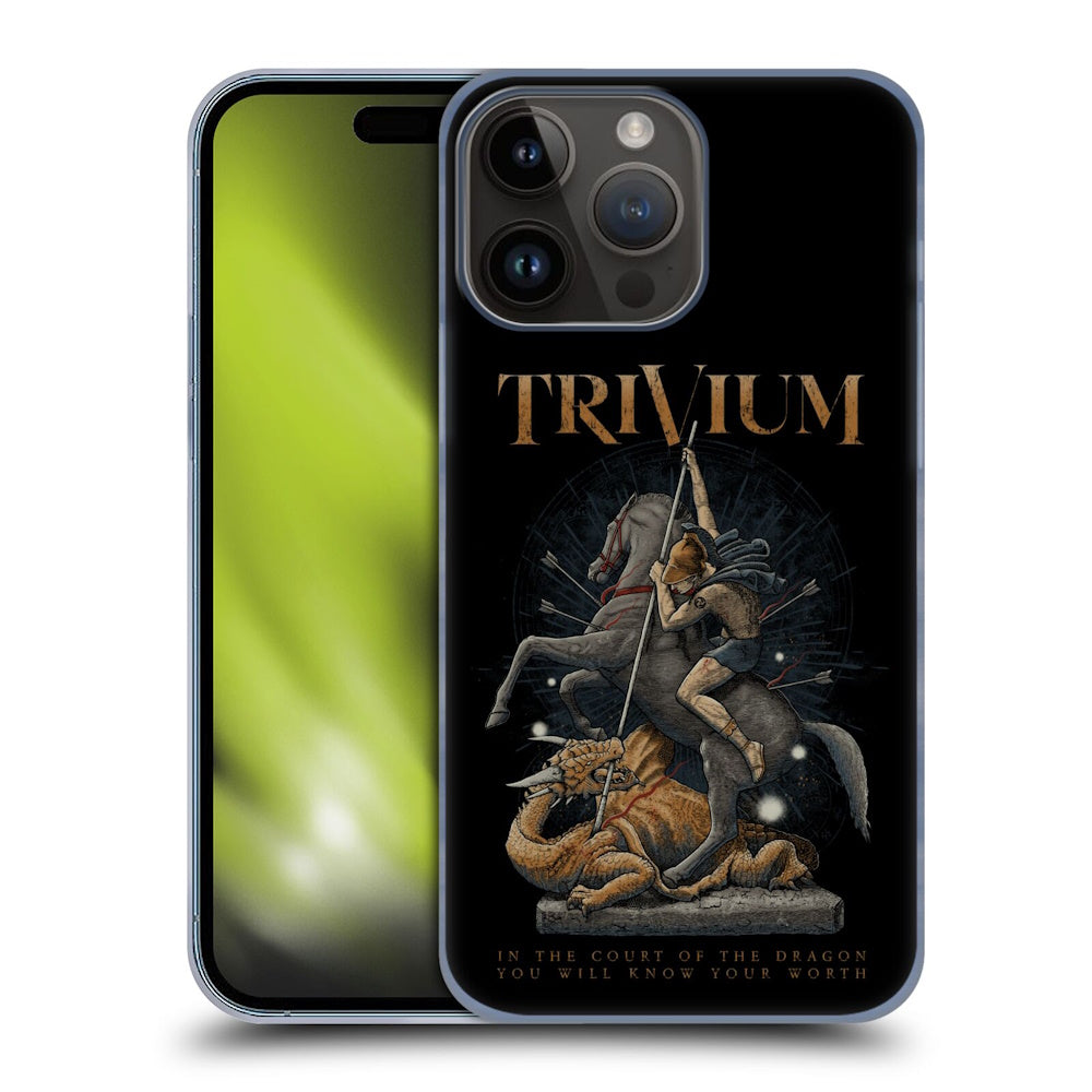 TRIVIUM トリヴィアム (結成 25周年 ) - Dragon Slayer ハード case / Apple iPhoneケース 【公式 / オフィシャル】