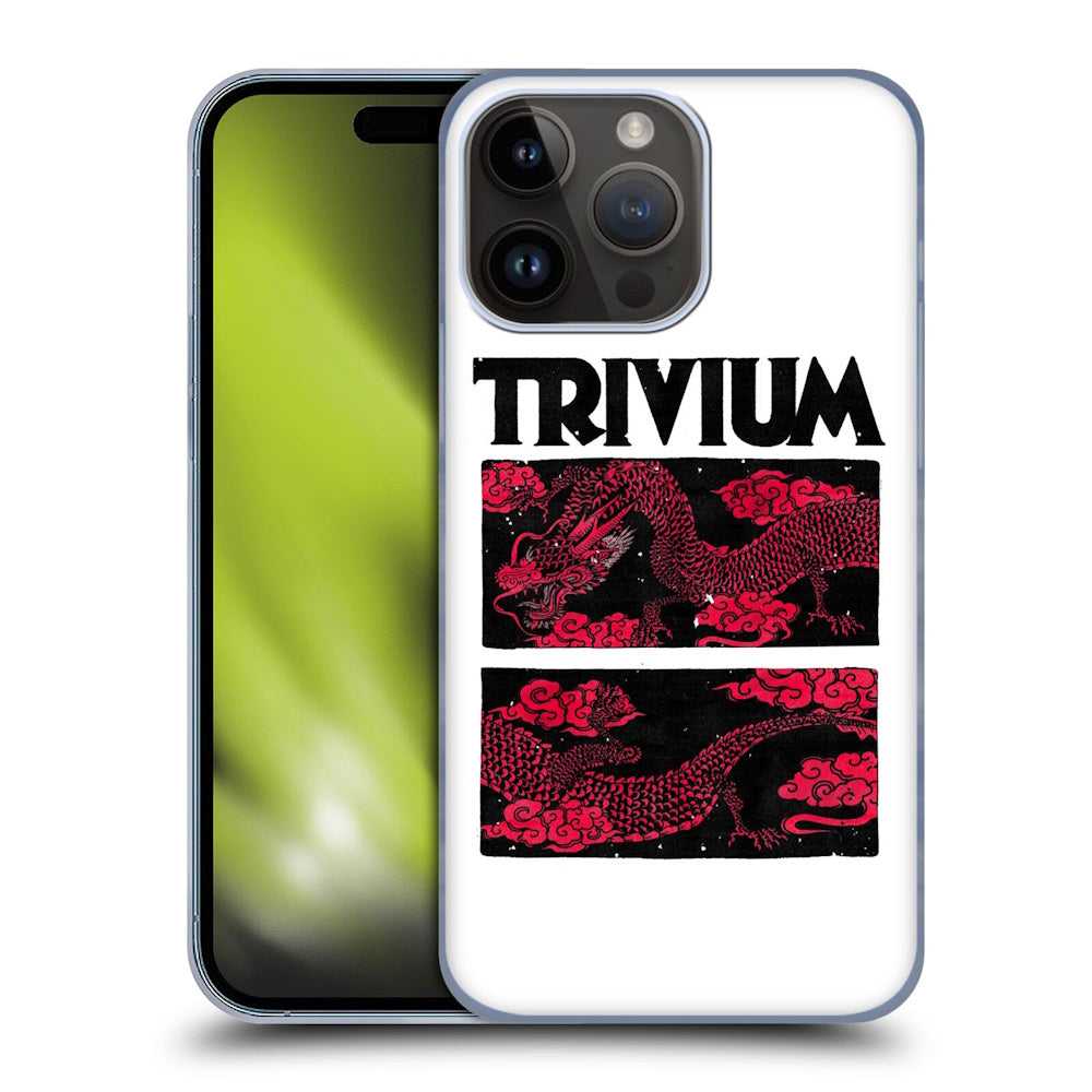 TRIVIUM トリヴィアム (結成 25周年 ) - Double Dragons ハード case / Apple iPhoneケース 【公式 / オフィシャル】