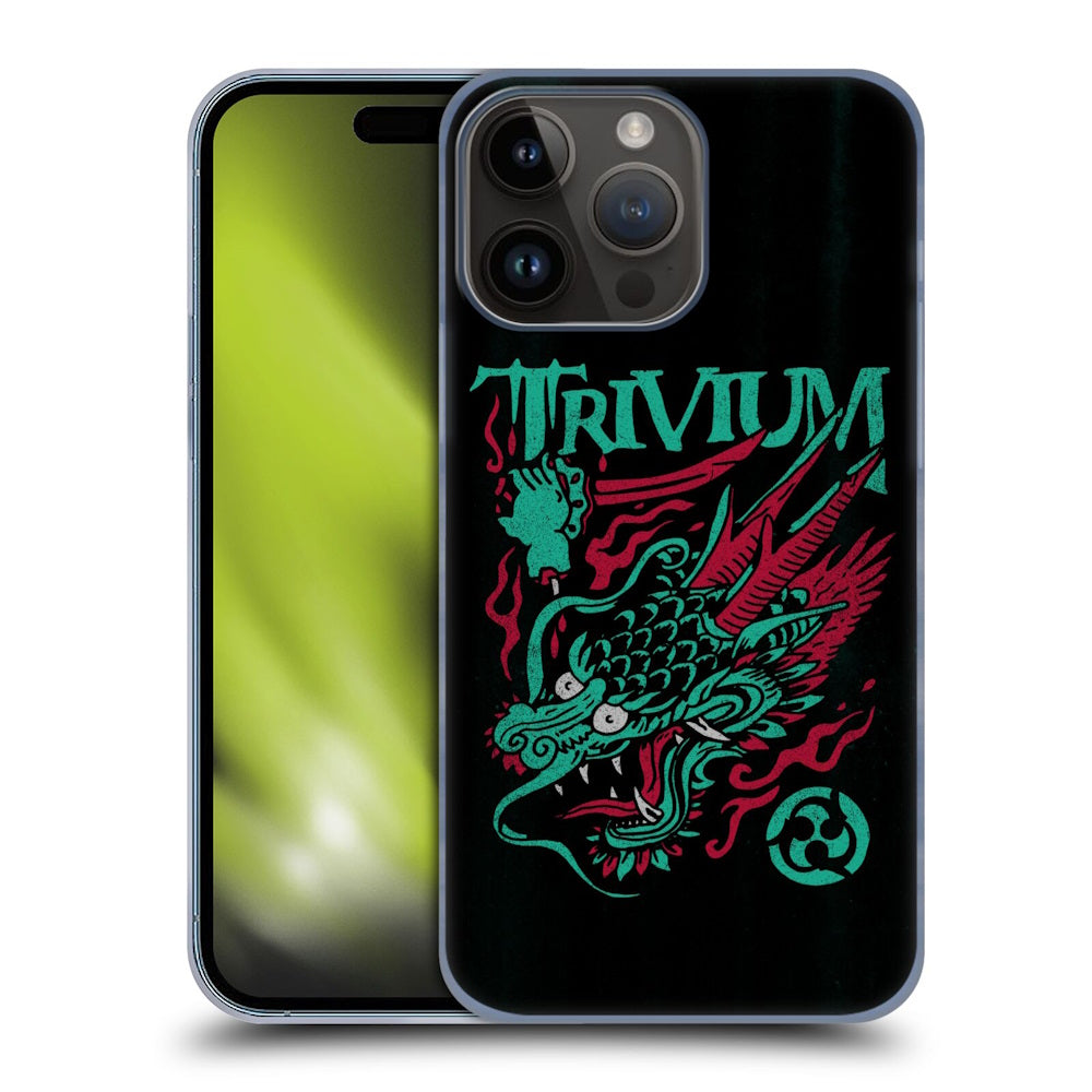 TRIVIUM トリヴィアム (結成 25周年 ) - Screaming Dragon ハード case / Apple iPhoneケース 【公式 / オフィシャル】