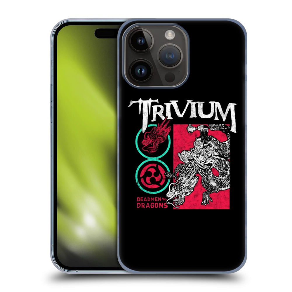 TRIVIUM トリヴィアム (結成 25周年 ) - Deadmen And Dragons Date ハード case / Apple iPhoneケース 【公式 / オフィシャル】