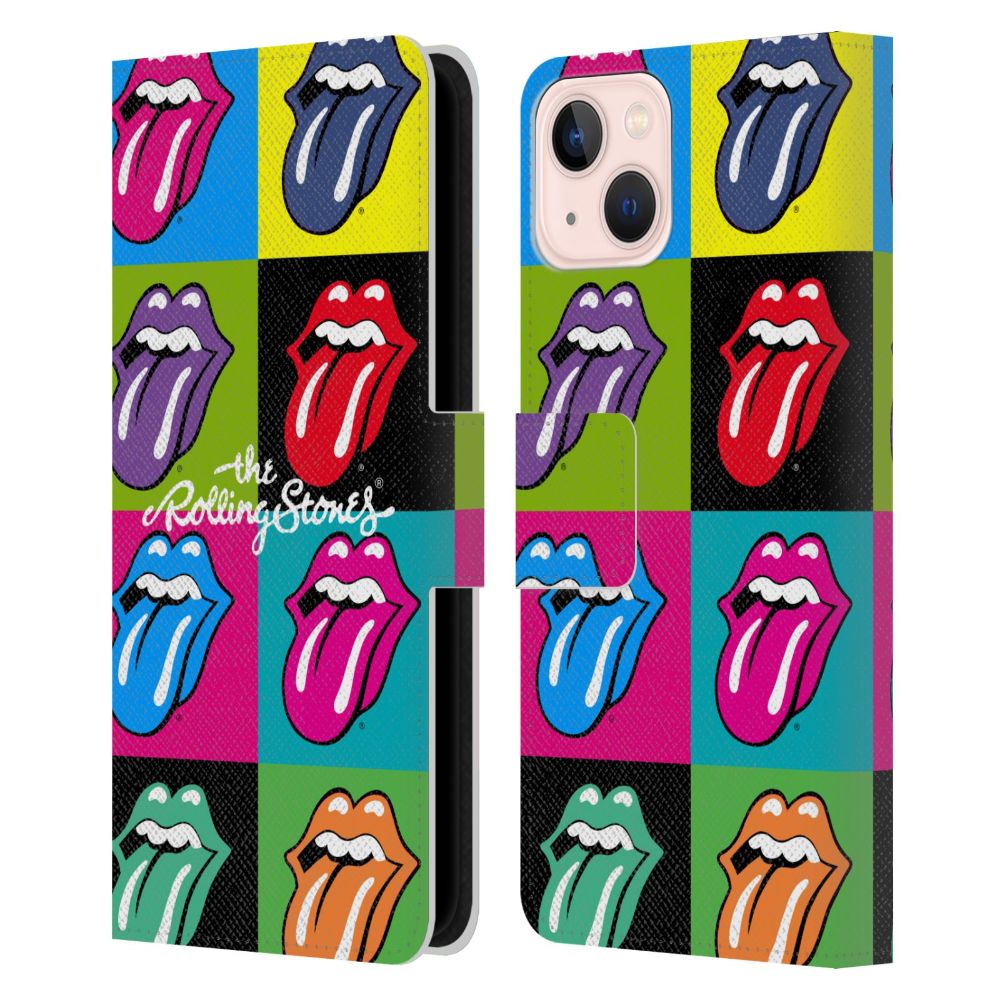 ROLLING STONES ローリングストーンズ (デビュー作 60周年 ) - Pop Art 1 レザー手帳型 / Apple iPhoneケース 【公式 / オフィシャル】