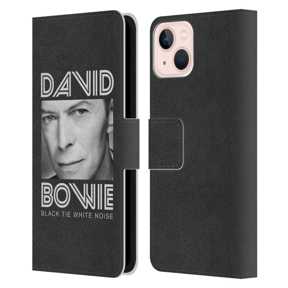 DAVID BOWIE デヴィッドボウイ Black Tie レザー手帳型 Apple iPhoneケース 公式 オフィシャル