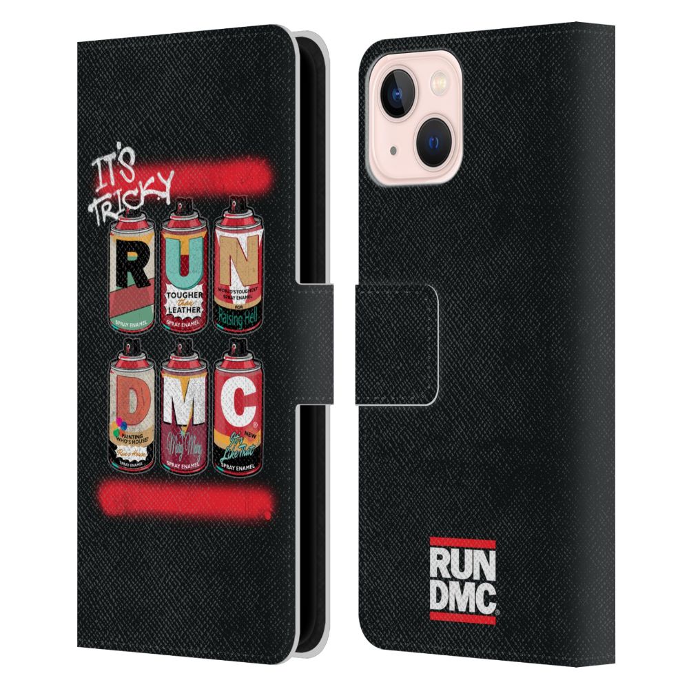 RUN DMC ランディーエムシー - Key Art / Logo レザー手帳型 / Apple iPhoneケース 【公式 / オフィシャル】