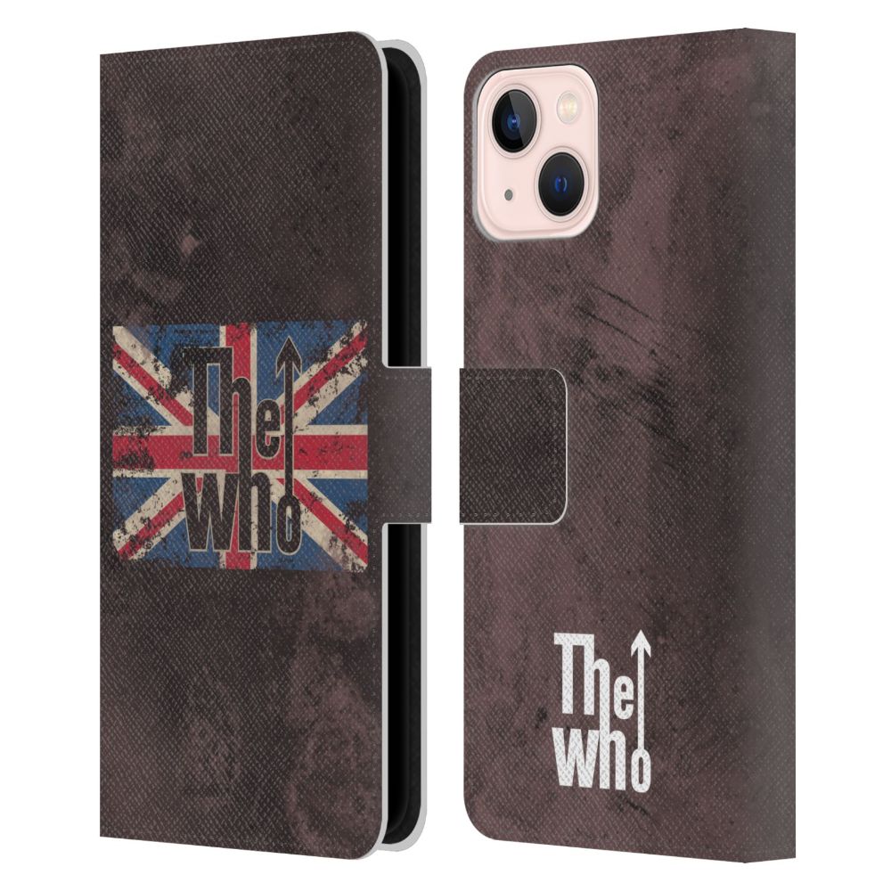 THE WHO ザ・フー (結成 60周年 ) - Union Jack Distressed レザー手帳型 / Apple iPhoneケース 【公式 / オフィシャル】