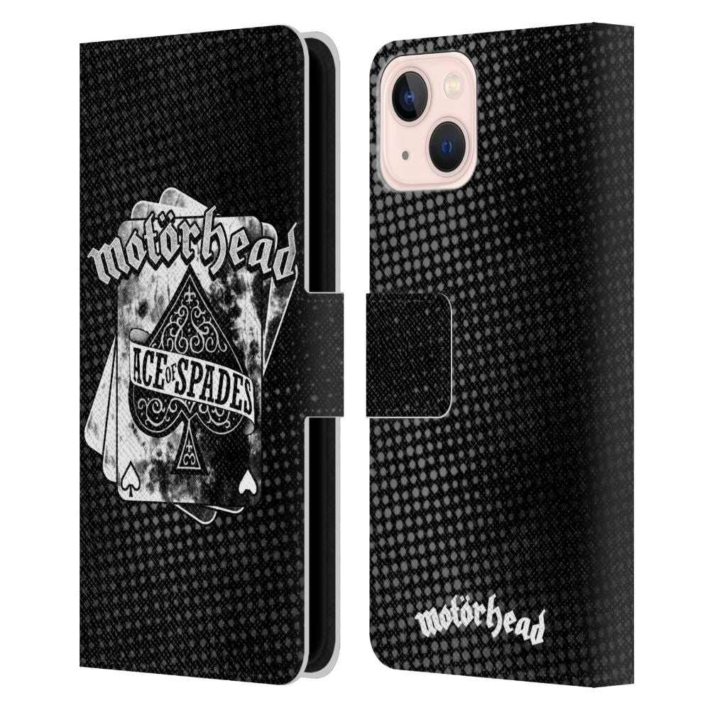 MOTORHEAD モーターヘッド - Ace Of Spades 3 レザー手帳型 / Apple iPhoneケース 【公式 / オフィシャル】