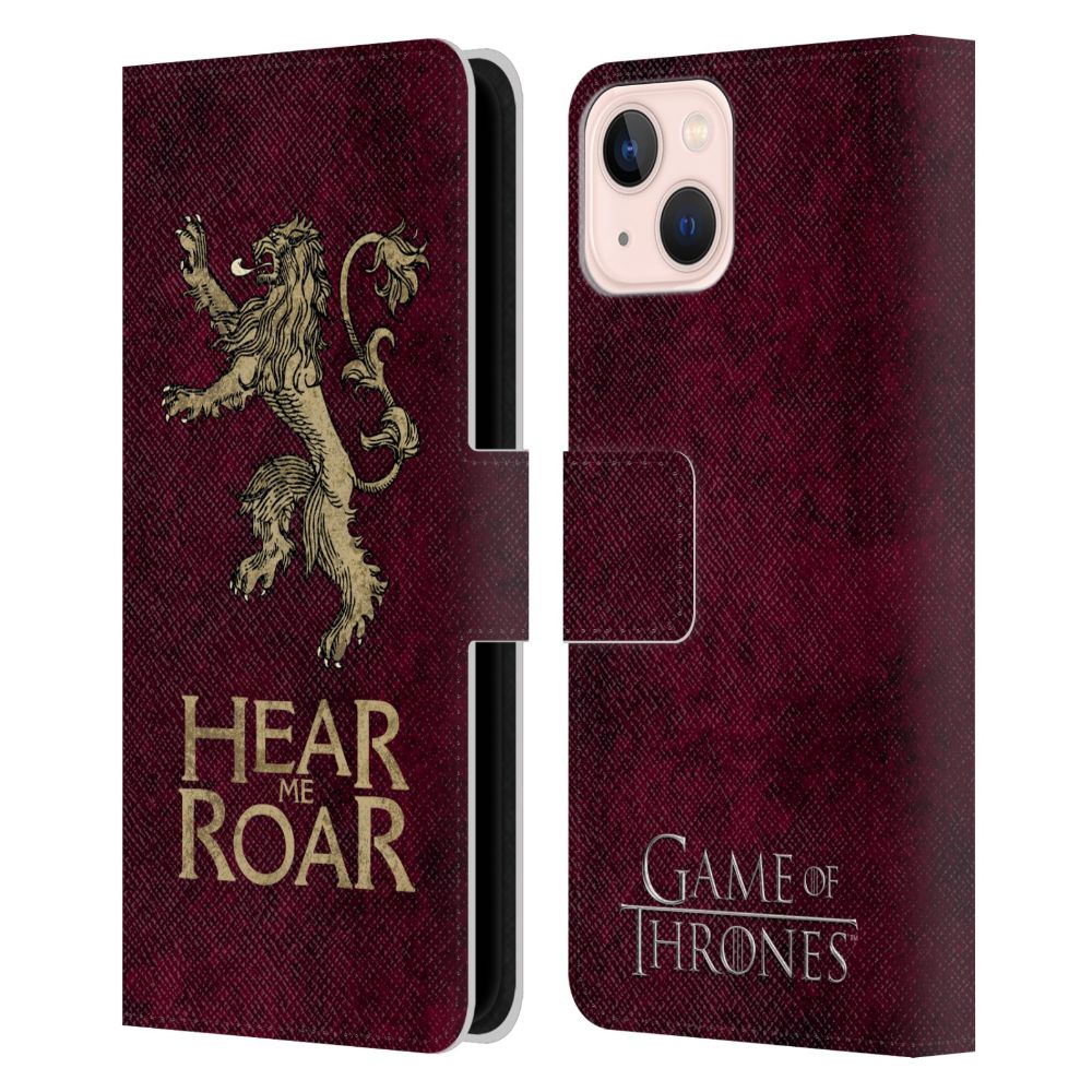 GAME OF THRONES ゲーム・オブ・スローンズ - Lannister レザー手帳型 / Apple iPhoneケース 【公式 / オフィシャル】