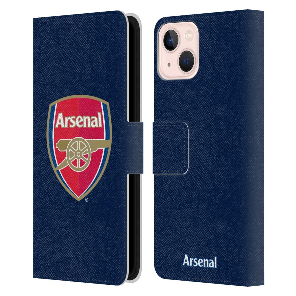 ARSENAL FC アーセナルFC Full Colour Blue レザー手帳型 Apple iPhoneケース 公式 オフィシャル