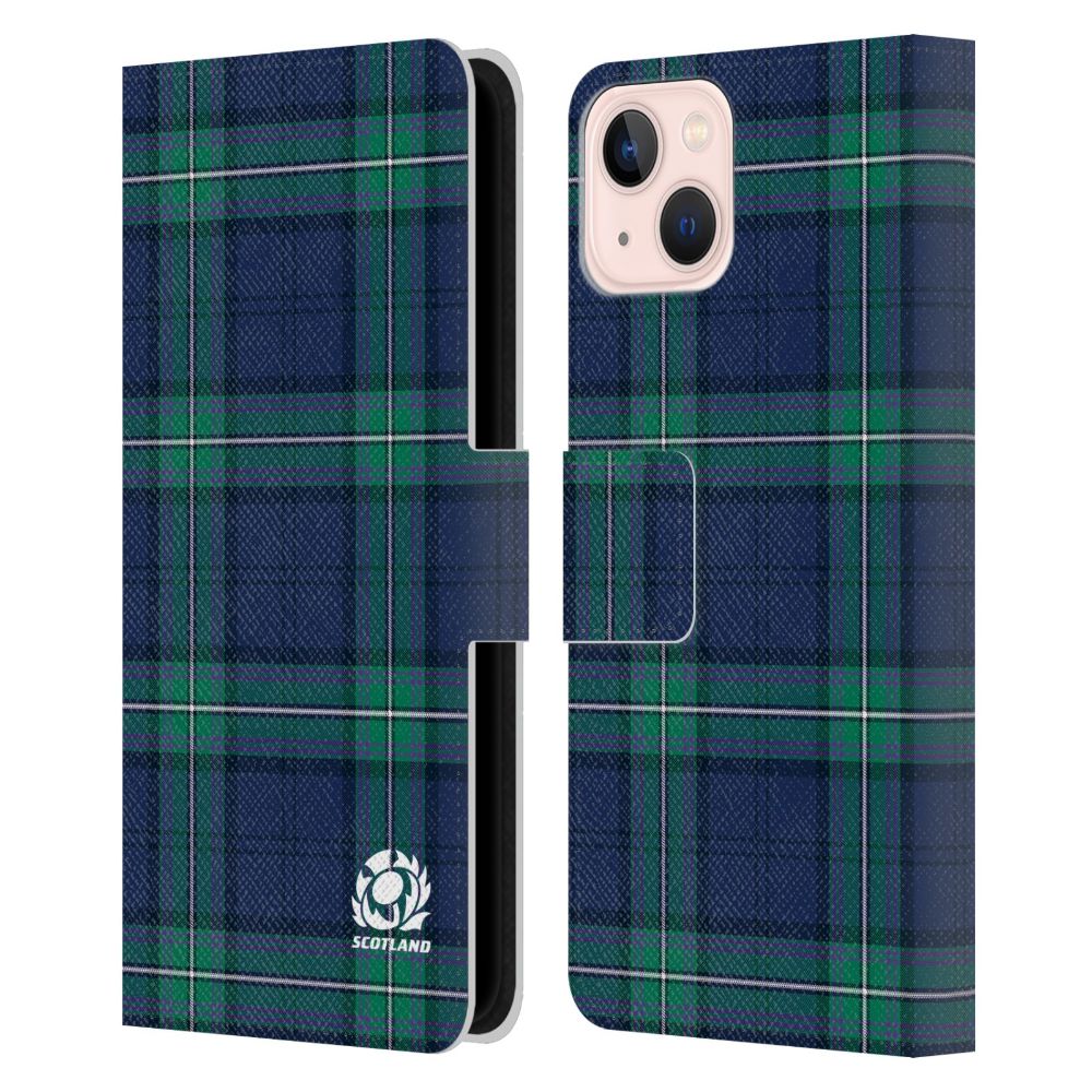 SCOTLAND RUGBY ラグビースコットランド代表 - Tartans レザー手帳型 / Apple iPhoneケース 【公式 / オフィシャル】