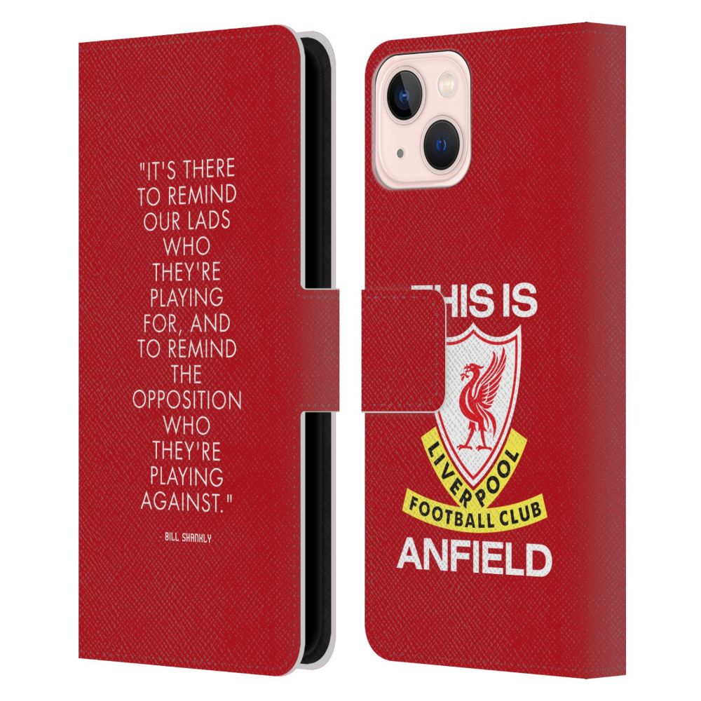 LIVERPOOL FC リヴァプールFC - Reminder レザー手帳型 / Apple iPhoneケース 【公式 / オフィシャル】