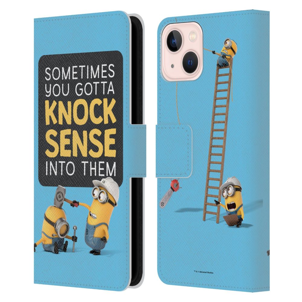 MINIONS ミニオンズ (7月19日 新作映画公開 ) - Knock Sense レザー手帳型 / Apple iPhoneケース 【公式 / オフィシャル】