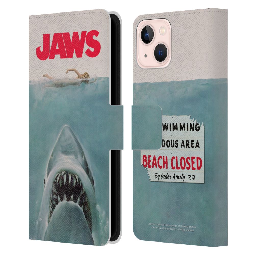 JAWS ジョーズ - Poster レザー手帳型 / Apple iPhoneケース 【公式 / オフィシャル】