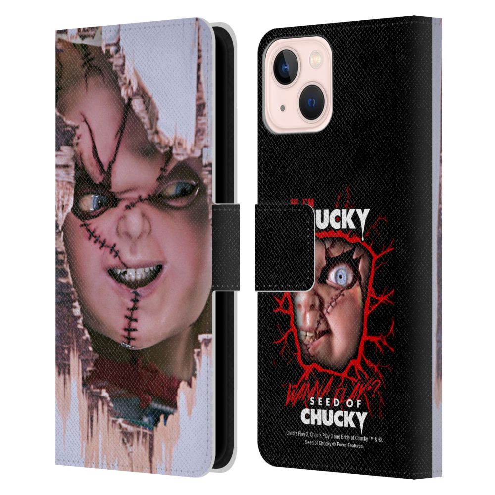 CHILD'S PLAY チャイルドプレイ Scarface レザー手帳型 Apple iPhoneケース 公式 オフィシャル