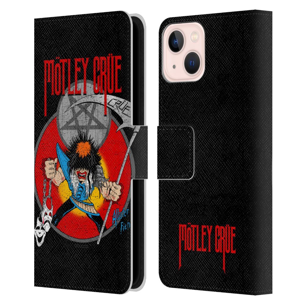 MOTLEY CRUE モトリークルー - Allister レザー手帳型 / Apple iPhoneケース 【公式 / オフィシャル】