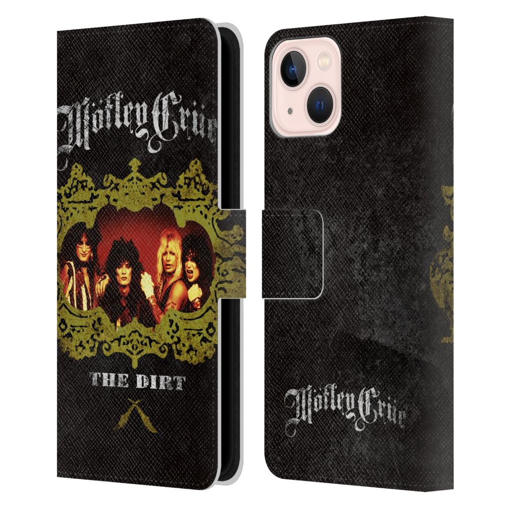 MOTLEY CRUE モトリークルー - The Dirt Frame レザー手帳型 / Apple iPhoneケース 【公式 / オフィシャル】