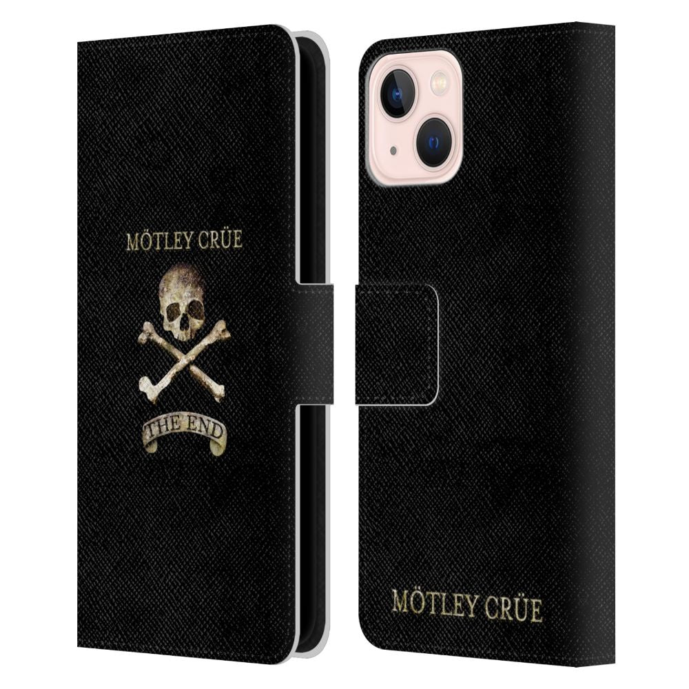 MOTLEY CRUE モトリークルー - The End レザー手帳型 / Apple iPhoneケース 【公式 / オフィシャル】