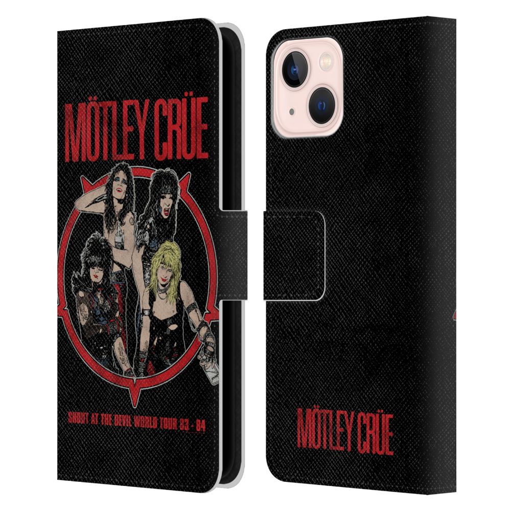 MOTLEY CRUE モトリークルー - SATD レザー手帳型 / Apple iPhoneケース 【公式 / オフィシャル】