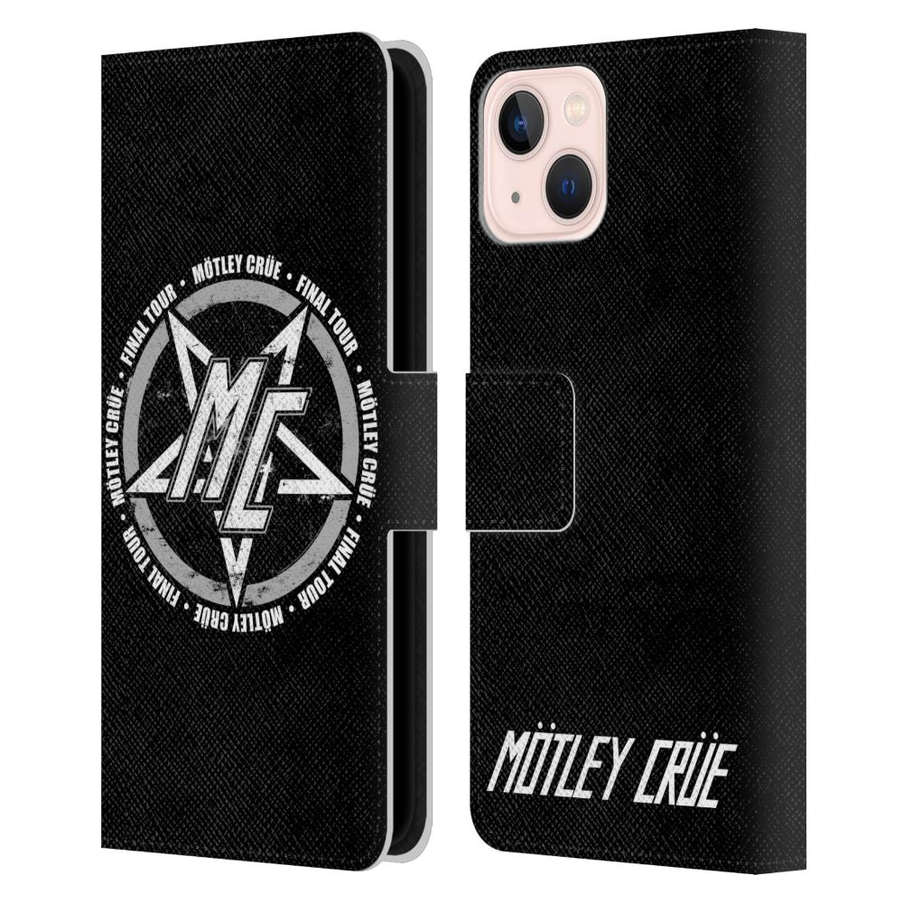 MOTLEY CRUE モトリークルー - MC Final Tour レザー手帳型 / Apple iPhoneケース 【公式 / オフィシャル】